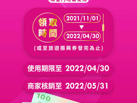 「2021金門369來金旅遊送振興券、抽金牌」活動相關圖卡。 （觀光處提供）