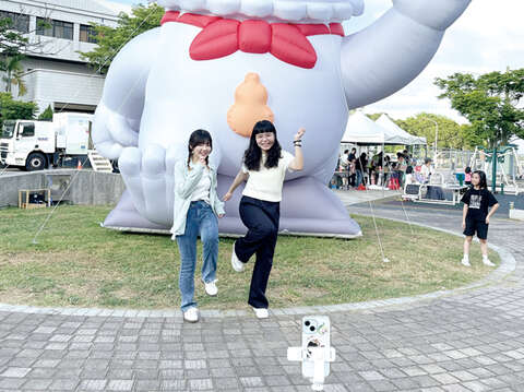 金門親子嘉年華主題日活動在新市公園登場。（陳麗妤攝）