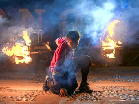 「底啾．熾舞夢」將於5月15日及16日晚間7時，在北鎮廟前廣場盛大登場。（主辦單位提供）