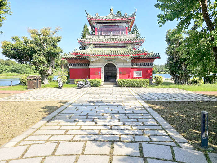 古崗樓將進行彩繪整修。(金管處提供)