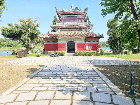 古崗樓將進行彩繪整修。(金管處提供)