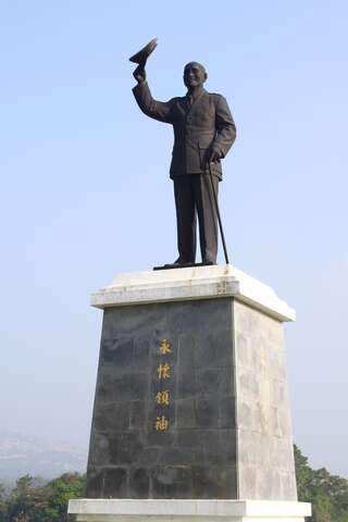 中正公園的蔣公銅像