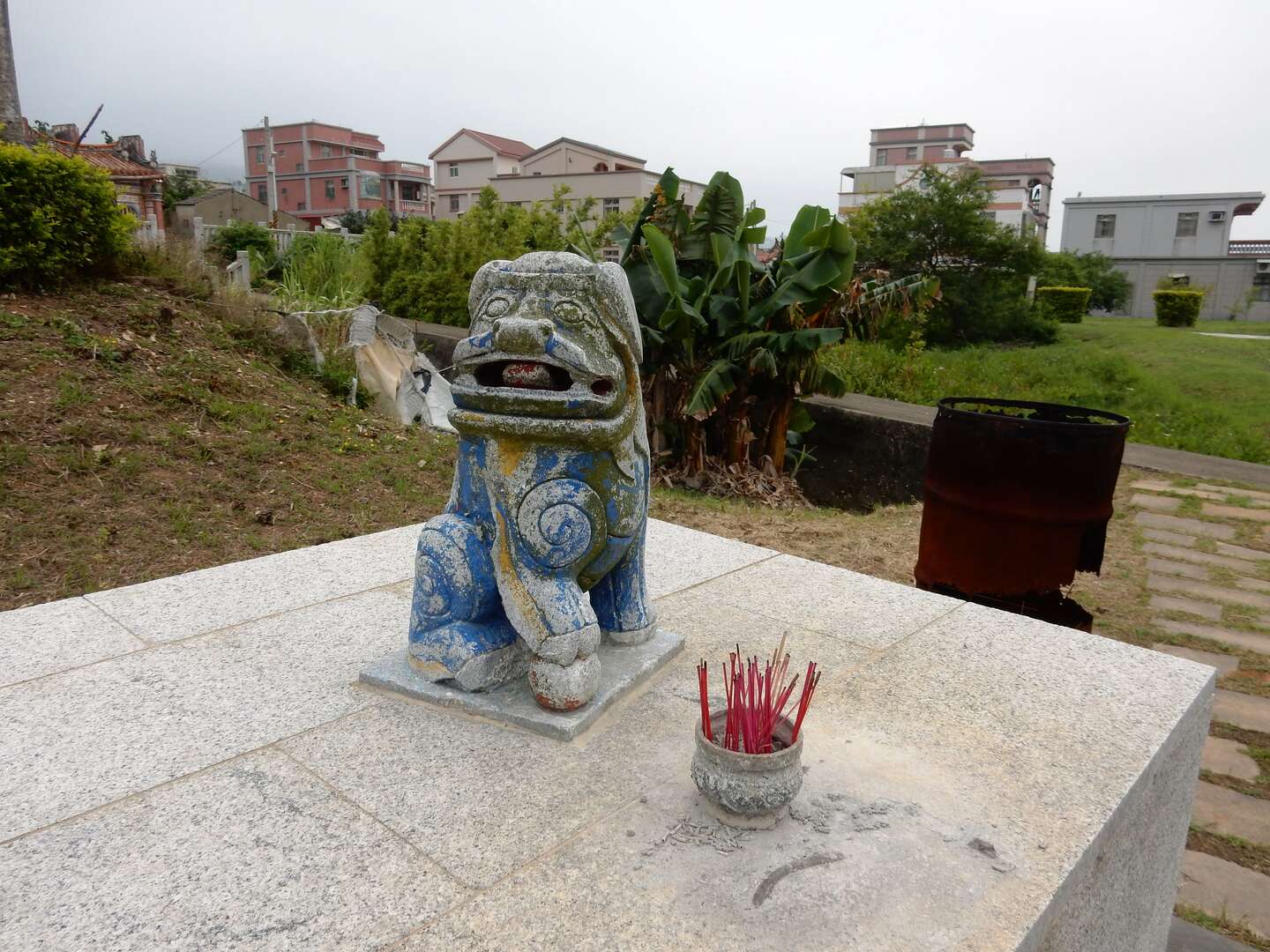 后水頭風獅爺(48公分，石雕、蹲踞) | 金門觀光旅遊網