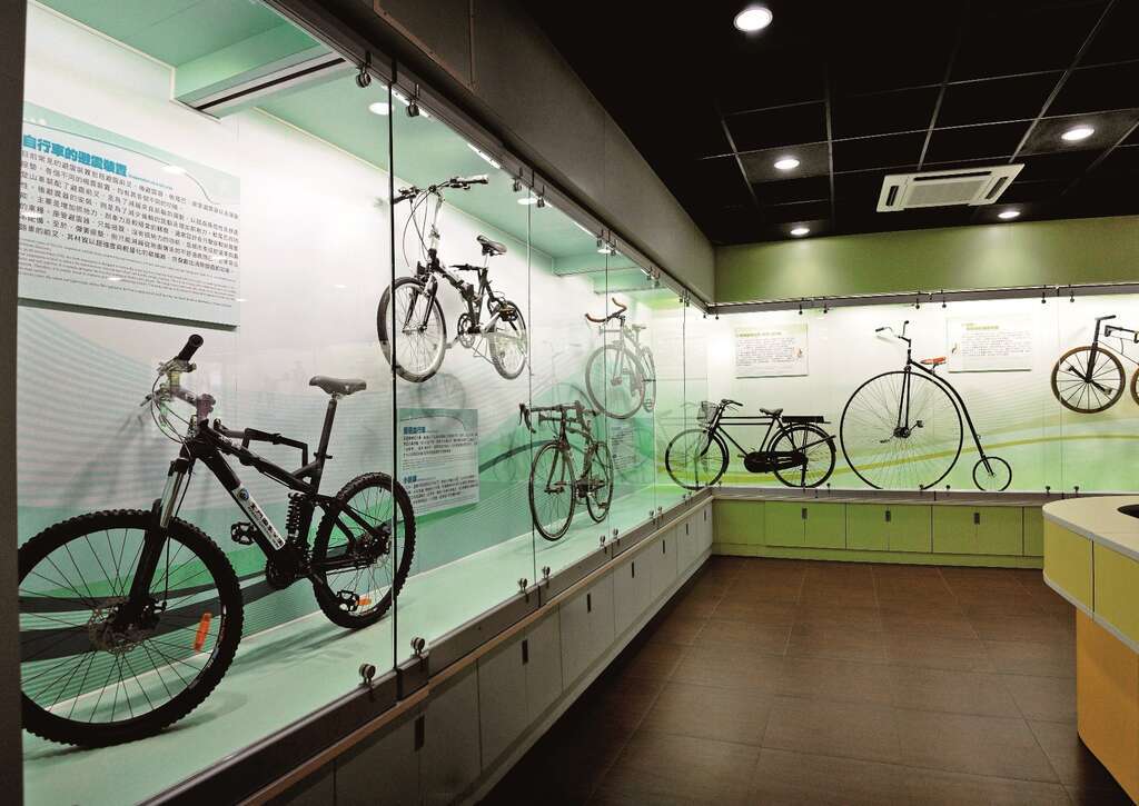 自行车故事馆内部陈设