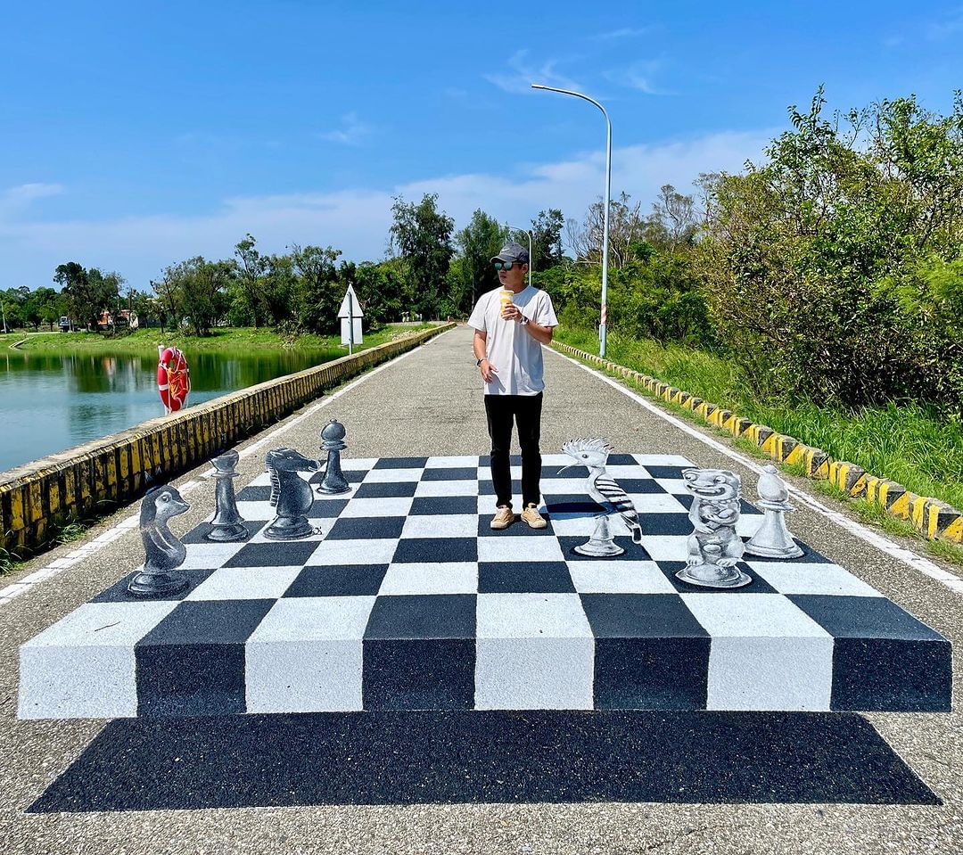 太湖遊憩區
最新的3D彩繪「漂浮西洋棋盤」位在太湖湖畔，此座公園即將在下週末舉行金門親子嘉年華主活動日，活動當天有歡樂的親子互動表...