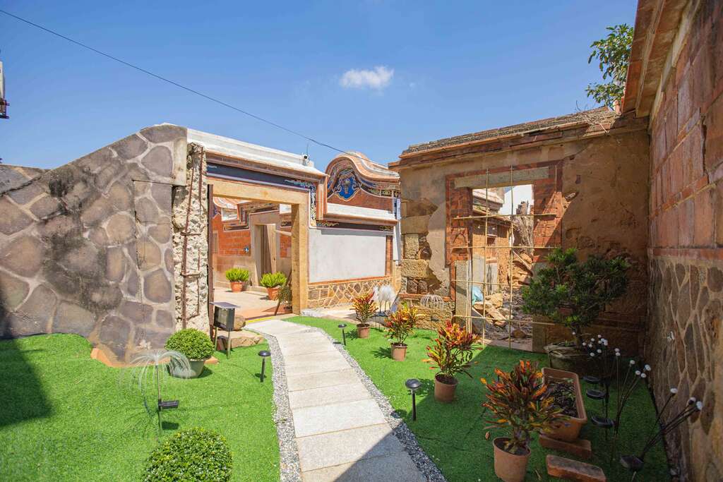 入口處宛如小花園