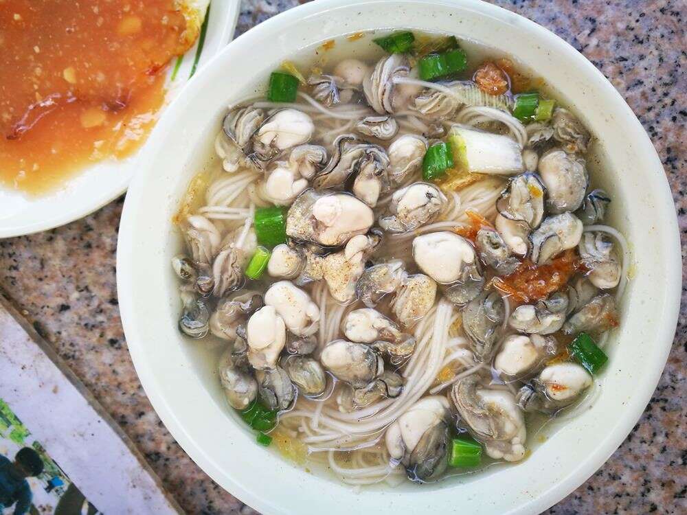 王阿婆小吃店的蚵仔麵線